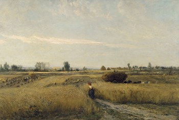 Harvest, 1851 by Charles Francois Daubigny art print