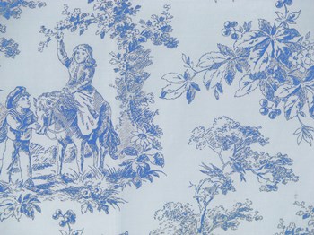 Toile Fabrics V by Color Bakery art print