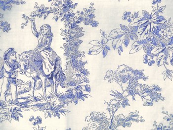 Toile Fabrics VI by Color Bakery art print