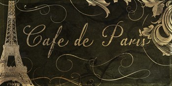 Cafe De Paris by Color Bakery art print