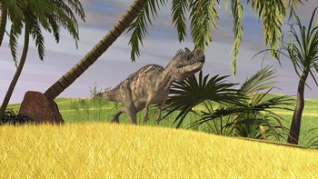 Ceratosaurus Hunting by Kostyantyn Ivanyshen/Stocktrek Images art print