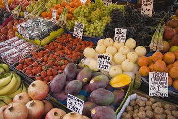 Market Stalls, Portobello Road, London, England by Inger Hogstrom / Danita Delimont art print