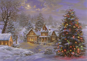 Happy Holidays by Nicky Boehme art print