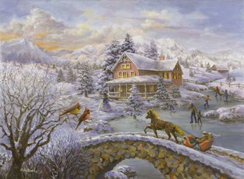 Winter Joy by Nicky Boehme art print