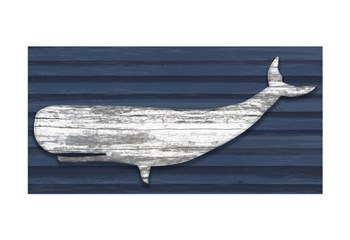 Rustic Whale by Sparx Studio art print