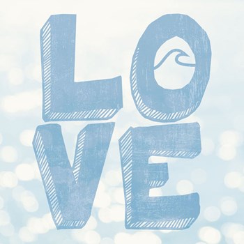 Beach Love by Sparx Studio art print