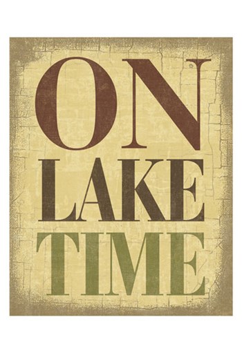 On Lake Time by Sparx Studio art print