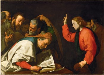 Twelve Year Old Jesus and the Doctors, c.1630 by Jusepe De Ribera art print