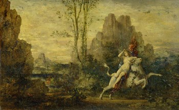 The Rape Of Europa, 1869 by Gustave Moreau art print