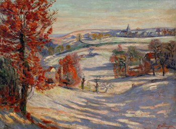 Snow In Ivry, 1895 by Armand Guillaumin art print