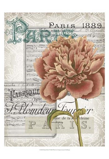 Musical Paris IV by Jennifer Goldberger art print