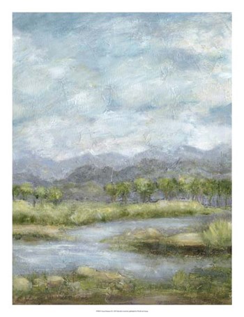 Green Pastures II by Beverly Crawford art print