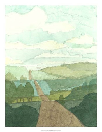 Countryside Collage II by Megan Meagher art print