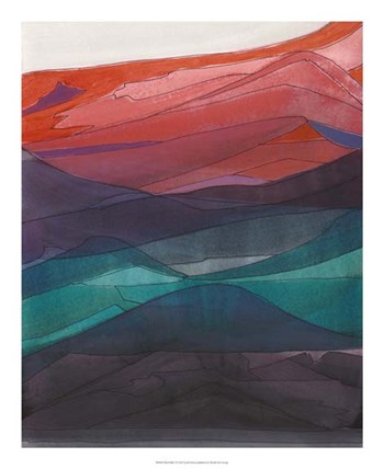 Red Hills I by Jodi Fuchs art print