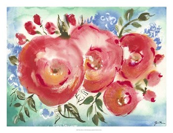 Bed of Roses I by Julia Minasian art print