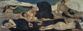 The Night, 1889-90 by Ferdinand Hodler art print