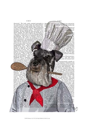 Schnauzer Chef by Fab Funky art print