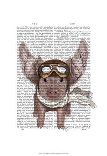Aviator Piggy I by Fab Funky art print