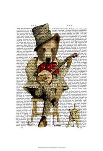 Banjo Bear I by Fab Funky art print