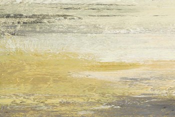 Siena Abstract Yellow Gray Landscape by Studio Nova art print