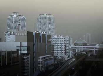 View Of Modern Tokyo by Naxart art print