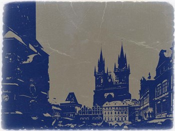 Prague Old Town Square by Naxart art print