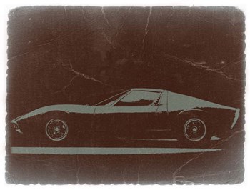 Lamborghini Miura by Naxart art print