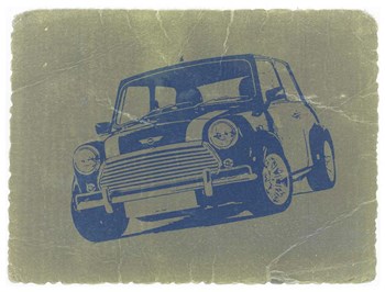 Mini Cooper by Naxart art print