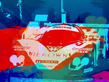 Mazda Le Mans by Naxart art print