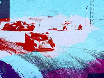 Le Mans Racing Laguna Seca by Naxart art print