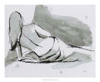 Draped Nude I by Ethan Harper art print