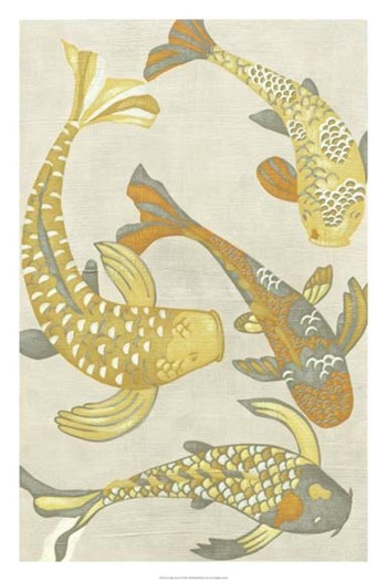 Golden Koi I by Chariklia Zarris art print