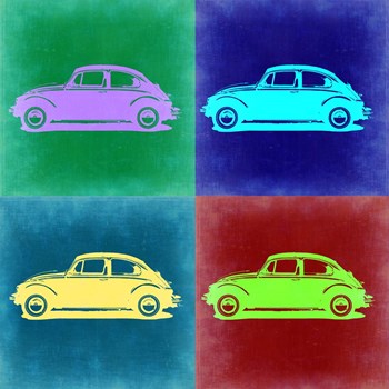 VW Beetle Pop Art 3 by Naxart art print