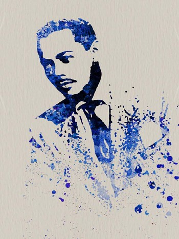 Billy Eckstine Watercolor by Naxart art print