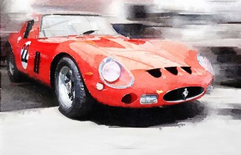 1962 Ferrari 250 GTO by Naxart art print