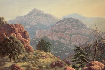 Santa Susanna Pass by Richard Burns art print