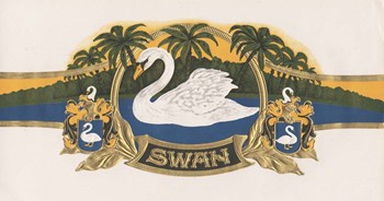 Swan by Art of the Cigar art print