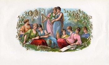 Vintage Cigarl Label IV by Art of the Cigar art print