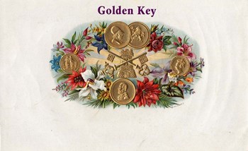 Golden Key by Art of the Cigar art print