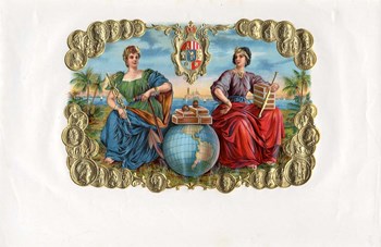 Vintage Cigar Label III by Art of the Cigar art print