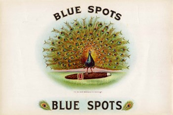 Blue Spots by Art of the Cigar art print
