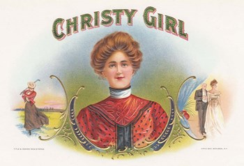 Christy Girl by Art of the Cigar art print