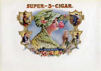 Super-5-Cigar by Art of the Cigar art print