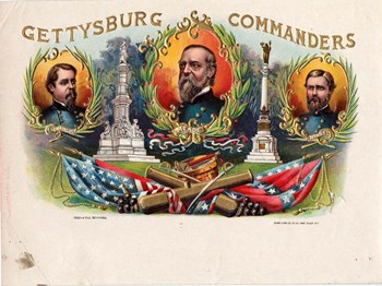Gettysburg &amp; Commanders by Art of the Cigar art print