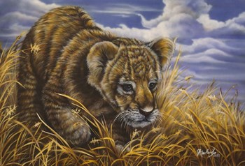 Playful Curiosity by Jenny Newland art print