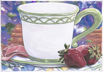 Tea Party Bear 2 by Jenny Newland art print