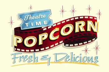 Popcorn Freshf by RetroPlanet art print