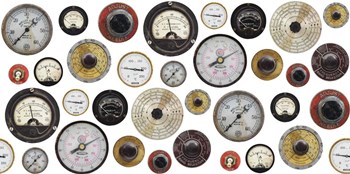 Gauges Meters Switches by RetroPlanet art print