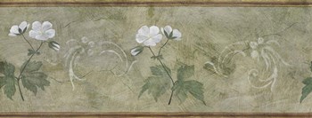 Pair of White Flowers Panel by Pablo Esteban art print