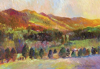 Colorado Sunset by Richard Wallich art print